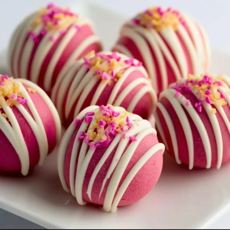 Delicious Strawberry Cheesecake Truffle Balls – Easy No-Bake Dessert Recipe