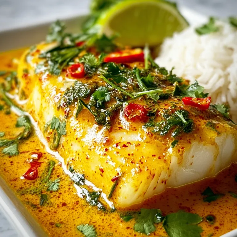 Tasty Coconut Curry Baked Cod Recipe | Easy &amp; Delicious Seafood Dinner