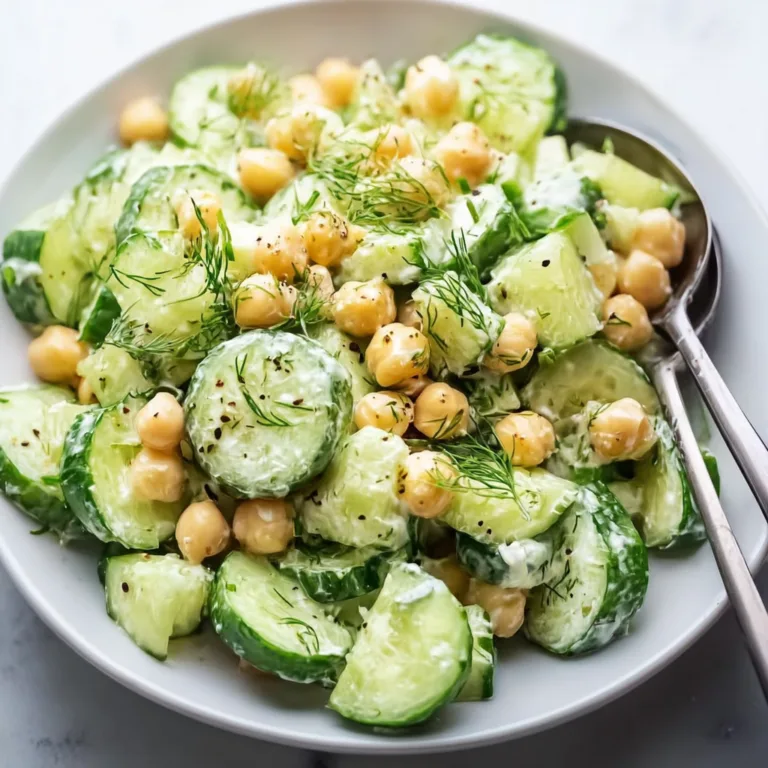 Tasty Cucumber Chickpea Dill Salad Recipe | Fresh & Healthy Summer Salad