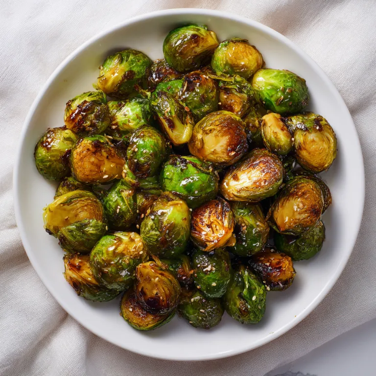 Delicious Teriyaki Glazed Brussels Sprouts Recipe – Sweet & Savory Side Dish