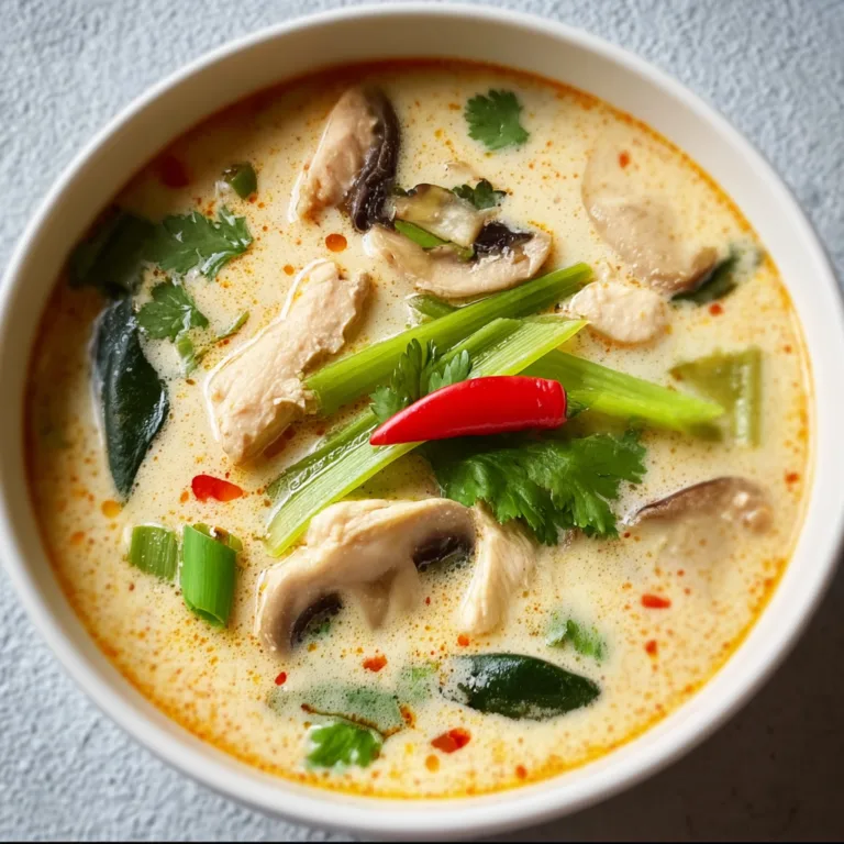 Tom Kha Gai Recipe: Authentic Flavorful Thai Coconut Soup Guide