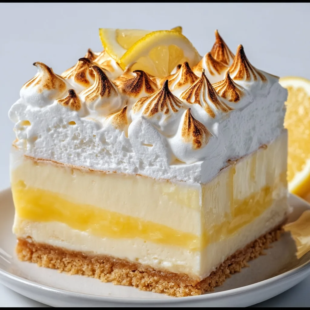 Triple Lemon Meringue Cheesecake Recipe | Zesty &amp; Creamy Dessert Delight