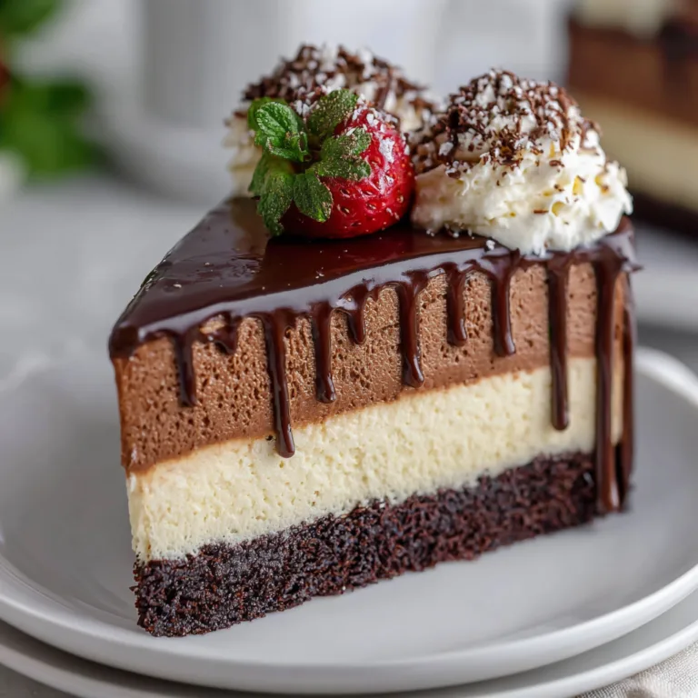 Decadent Tuxedo Cake | Triple Chocolate Mousse Cake Recipe &amp; Tips