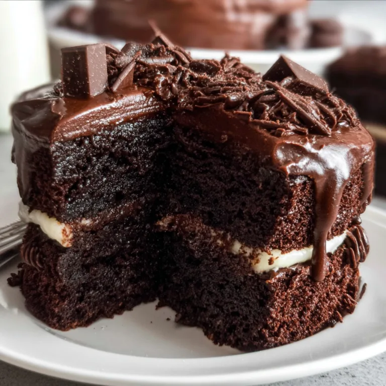 Ultimate Dark Chocolate Cake Recipe | Rich & Decadent Dessert