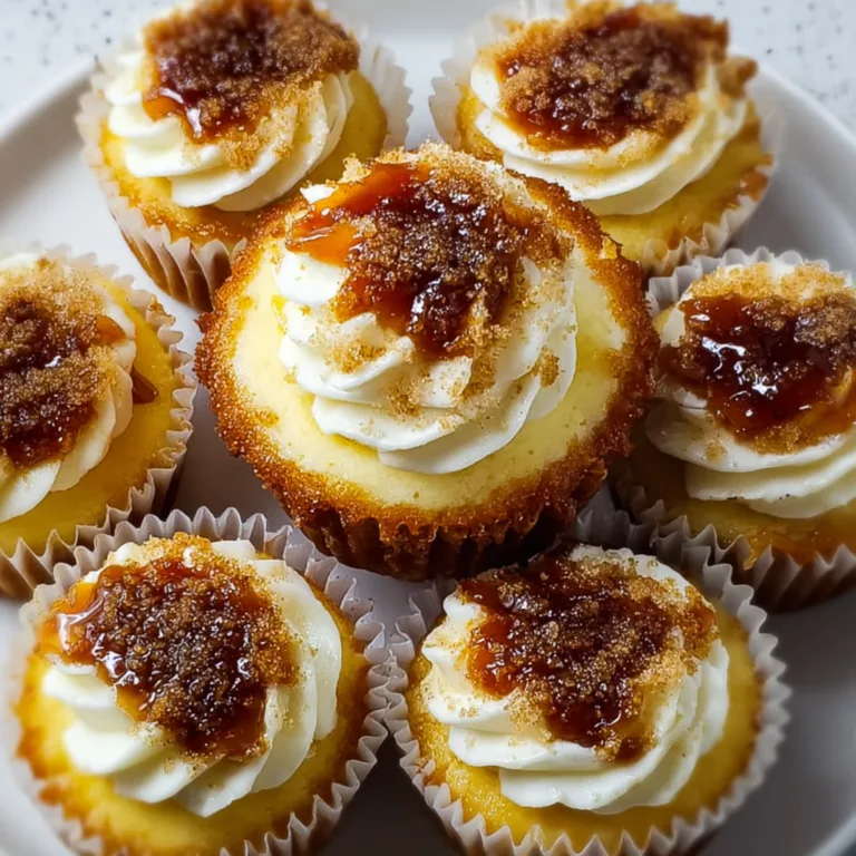 Vanilla Bean Crème Brûlée Cheesecake Cupcakes – Decadent Dessert Recipe