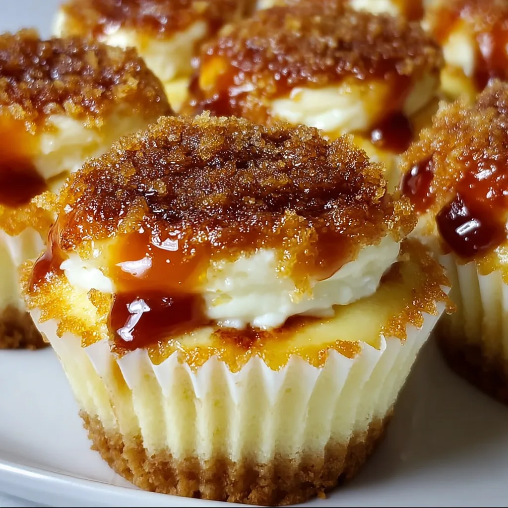 Vanilla Bean Crème Brûlée Cheesecake Cupcakes – Decadent Dessert Recipe