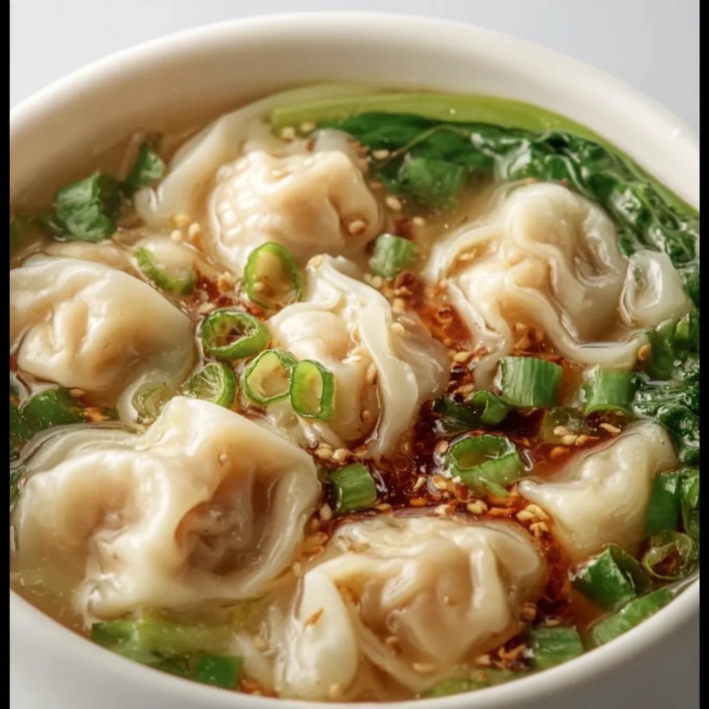Delicious Wonton Soup Recipe | Easy Homemade Wontons &amp; Broth