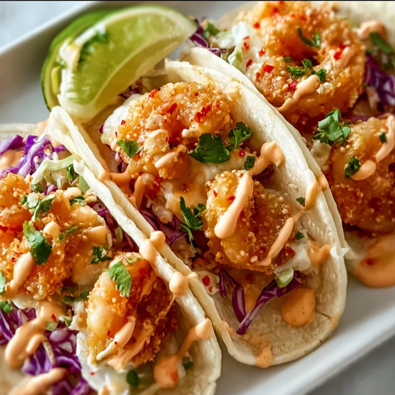 Bang Bang Shrimp Tacos Recipe | Spicy & Crunchy Seafood Tacos