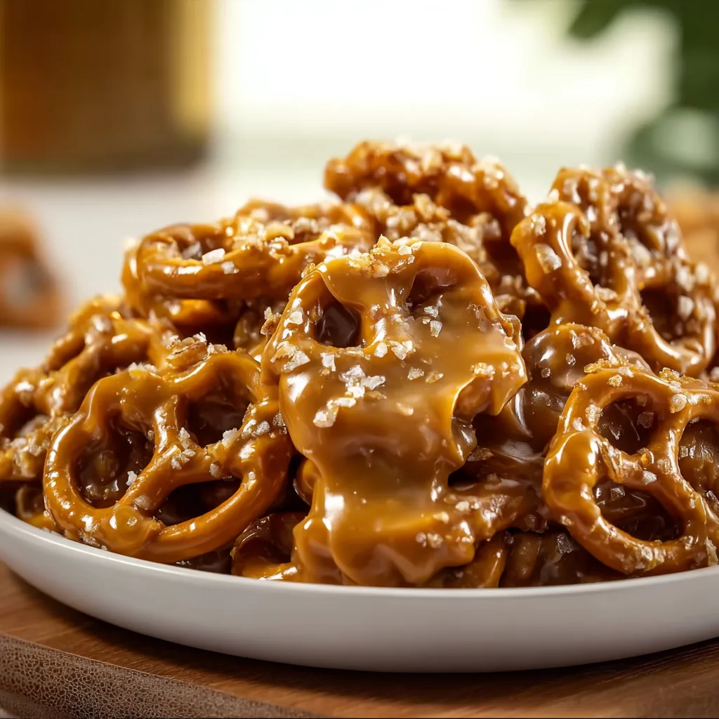 Delicious Butter Toffee Pretzels | Sweet &amp; Crunchy Snack Recipe