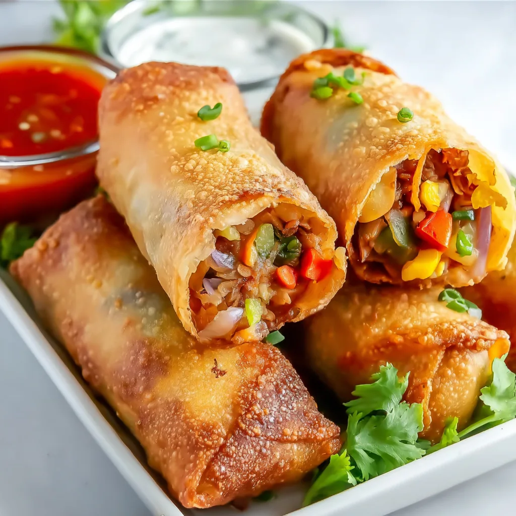 Crispy Southwest Egg Rolls Recipe | Easy &amp; Delicious Appetizer