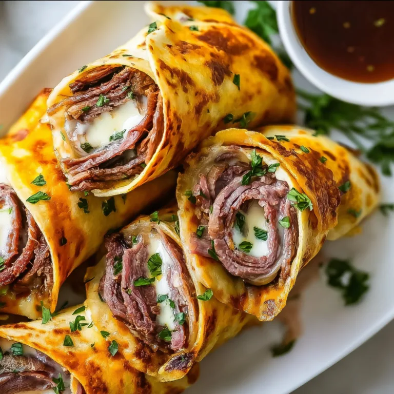 Easy French Dip Tortilla Roll Ups Recipe | Quick & Delicious Snack Ideas