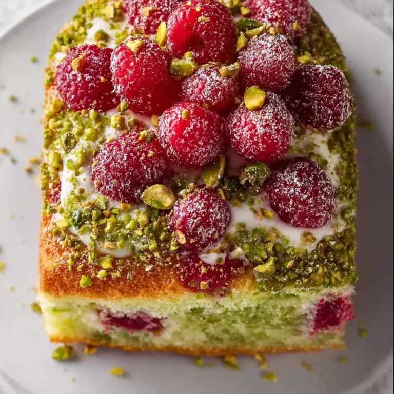 Heavenly Pistachio Raspberry Cake Recipe | Moist & Delicious Dessert Idea
