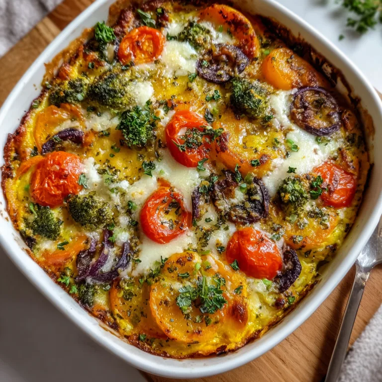 High-Protein Veggie Bake Recipe | Easy & Nutritious Meatless Meal
