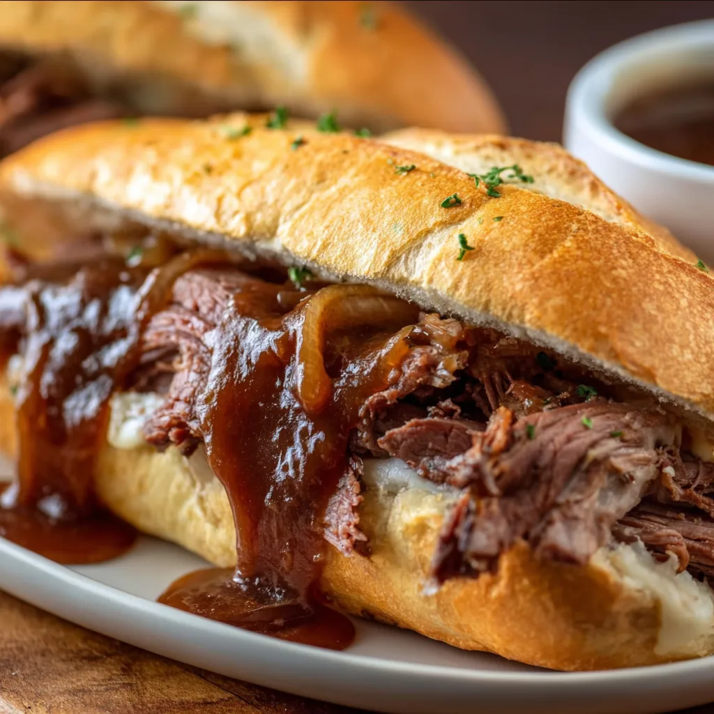 Easy Slow Cooker French Dip Sandwiches Recipe – Tender &amp; Flavorful!