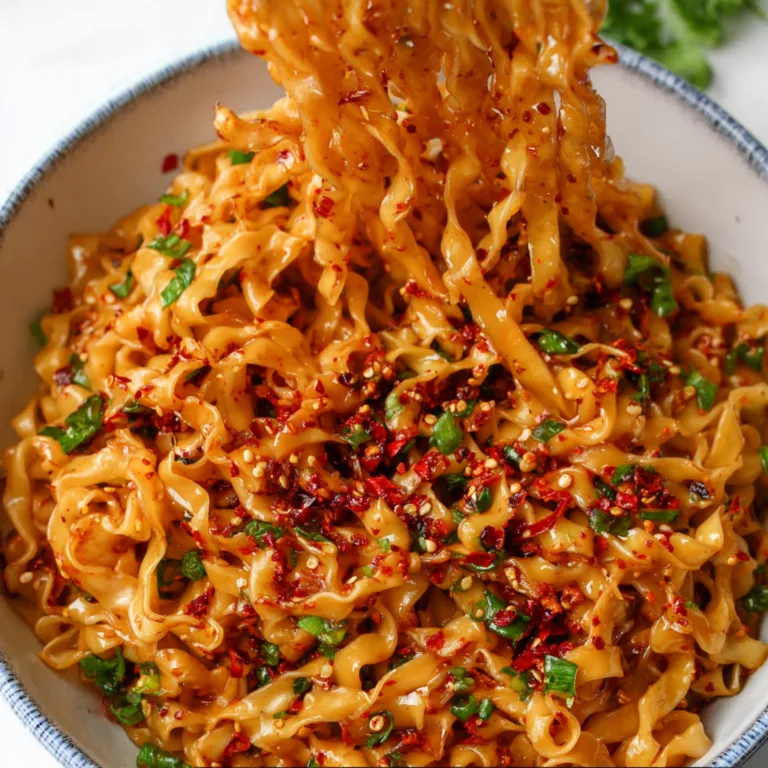 Quick &amp; Easy 10-Min Garlic Chili Oil Noodles Recipe | Spicy &amp; Flavorful