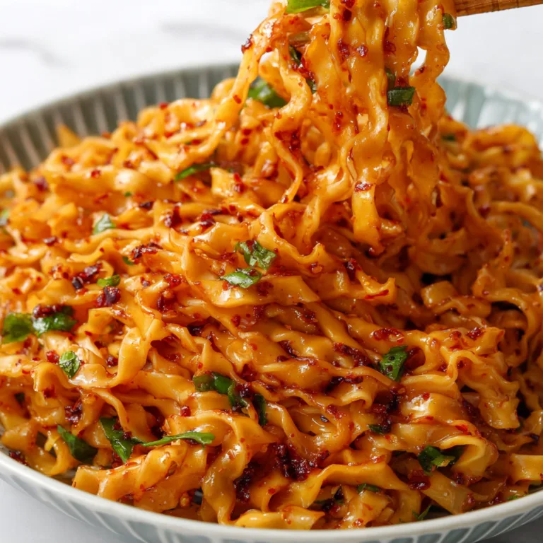 Quick & Easy 10-Min Garlic Chili Oil Noodles Recipe | Spicy & Flavorful