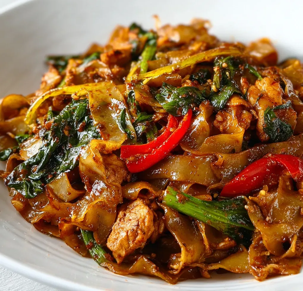 Quick &amp; Easy 20-Min Thai Drunken Noodles (Pad Kee Mao) Recipe