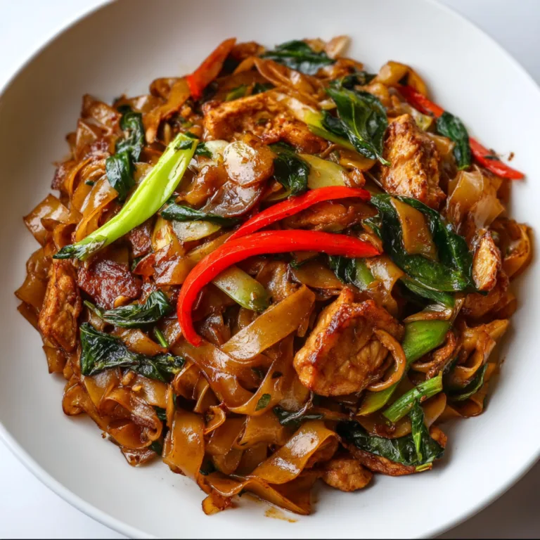 Quick & Easy 20-Min Thai Drunken Noodles (Pad Kee Mao) Recipe
