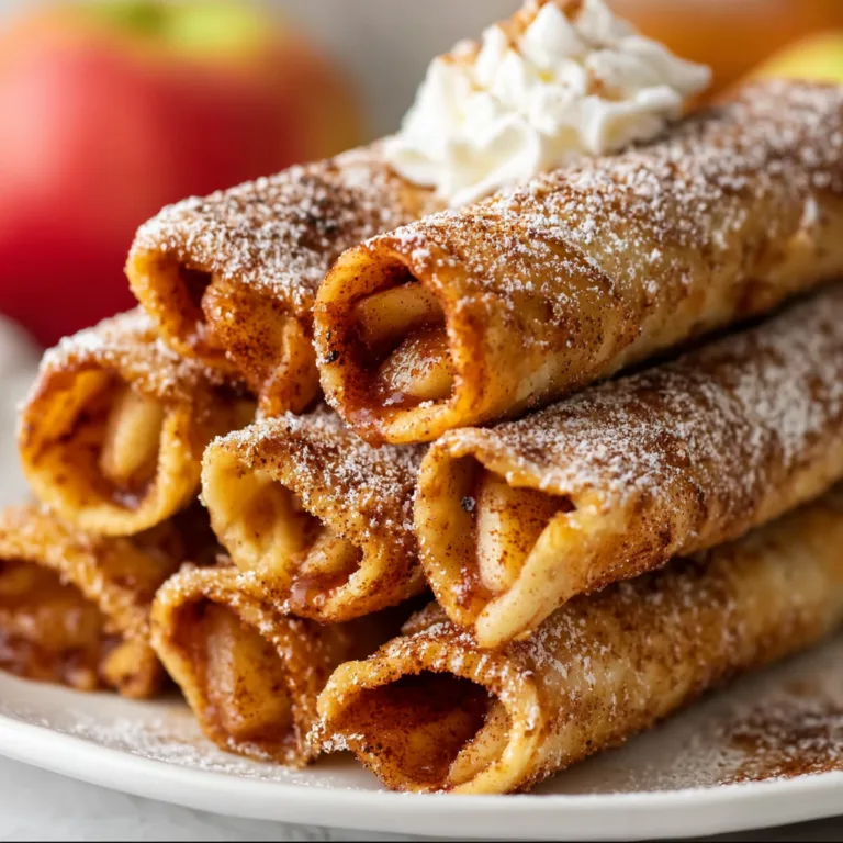 Crispy Air Fryer Apple Pie Taquitos Recipe – Easy &amp; Delicious Dessert
