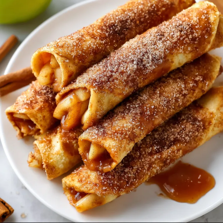 Crispy Air Fryer Apple Pie Taquitos Recipe – Easy & Delicious Dessert