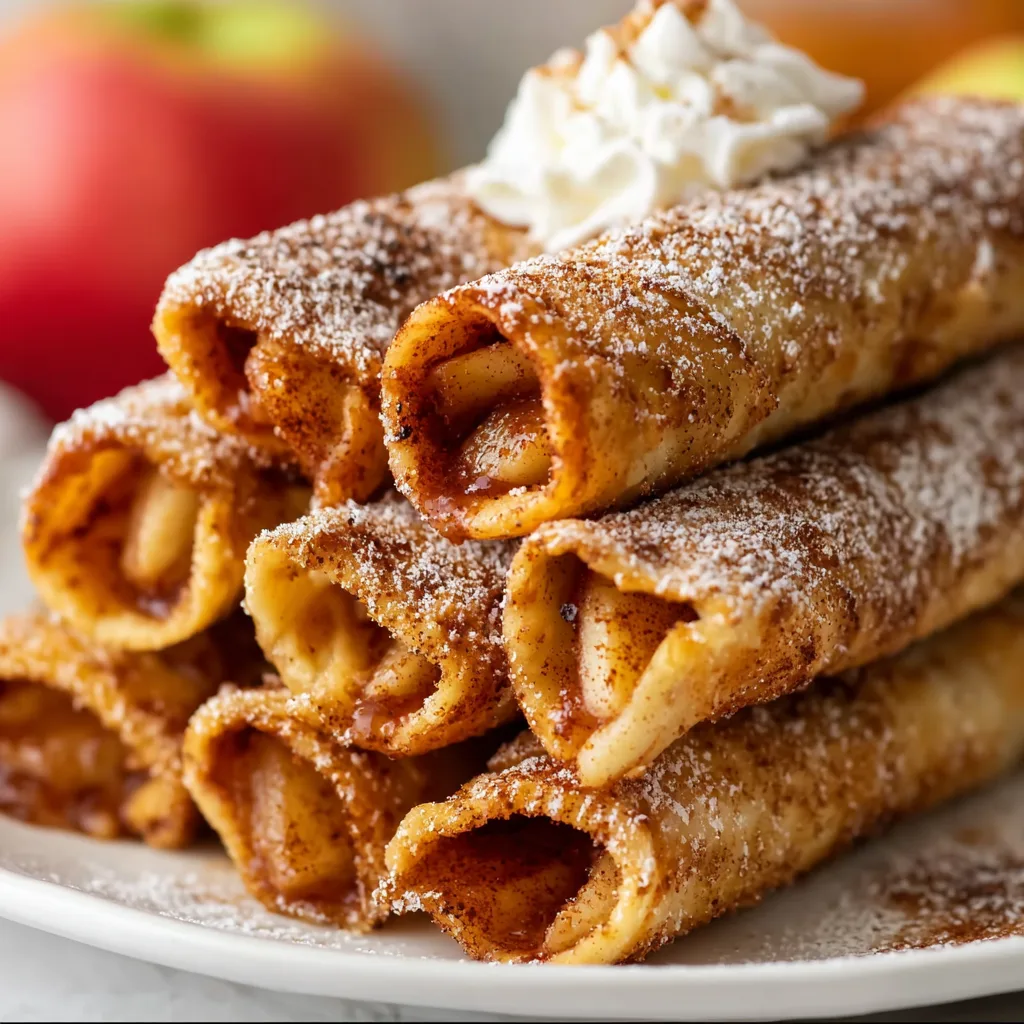 Crispy Air Fryer Apple Pie Taquitos Recipe – Easy &amp; Delicious Dessert