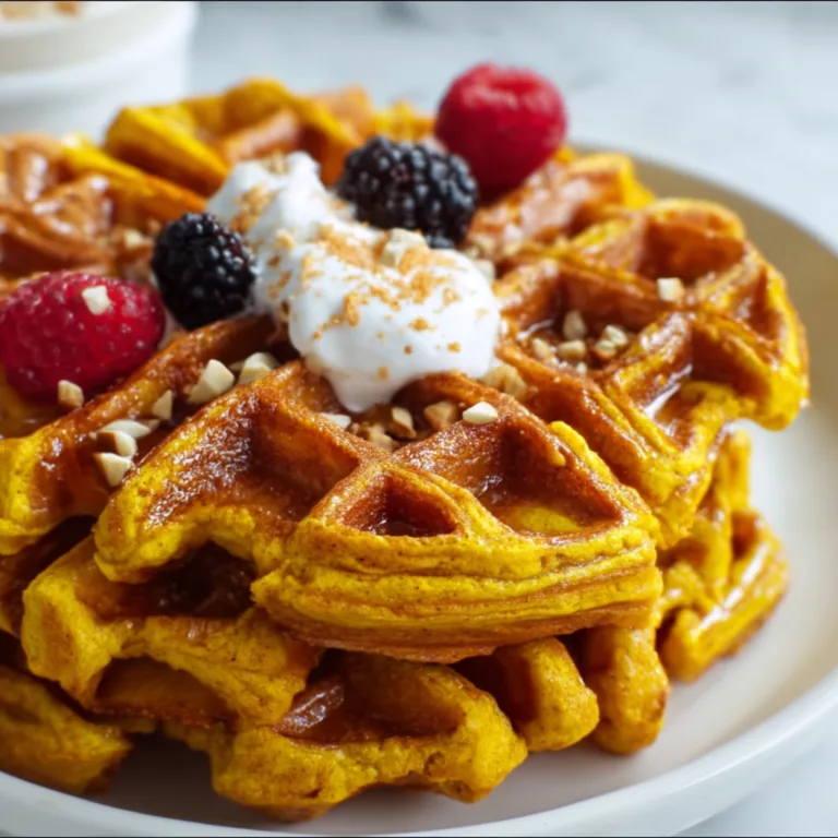 Delicious Anti-Inflammatory Turmeric Waffles Recipe – Healthy &amp; Flavorful Breakfast