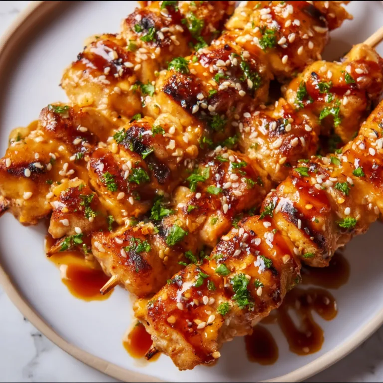 Bang Bang Chicken Skewers | Spicy & Crispy Asian-Inspired Recipe