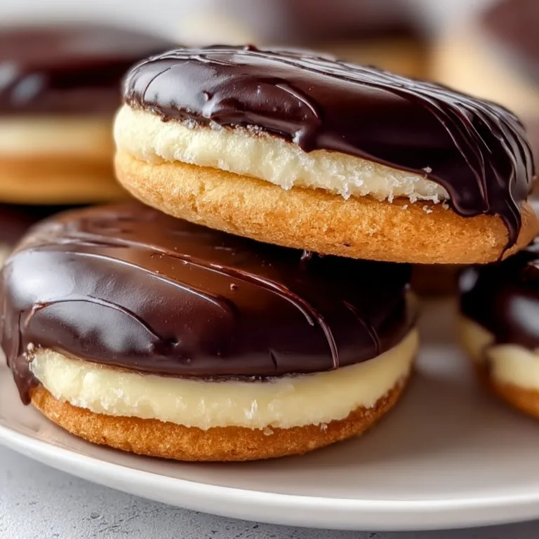 Boston Cream Pie Cookies Recipe | Delicious & Easy Boston Cream Cookies