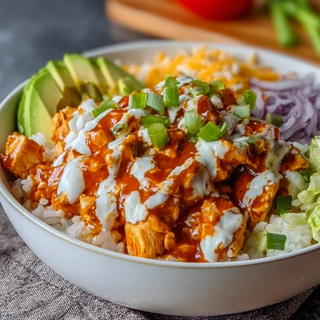 Delicious Buffalo Chicken Bowls | Easy, Spicy &amp; Healthy Recipe