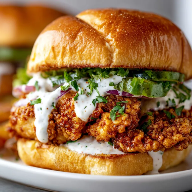 Cajun Crispy Chicken Sandwich with Garlic Aioli | Spicy & Flavorful Delight
