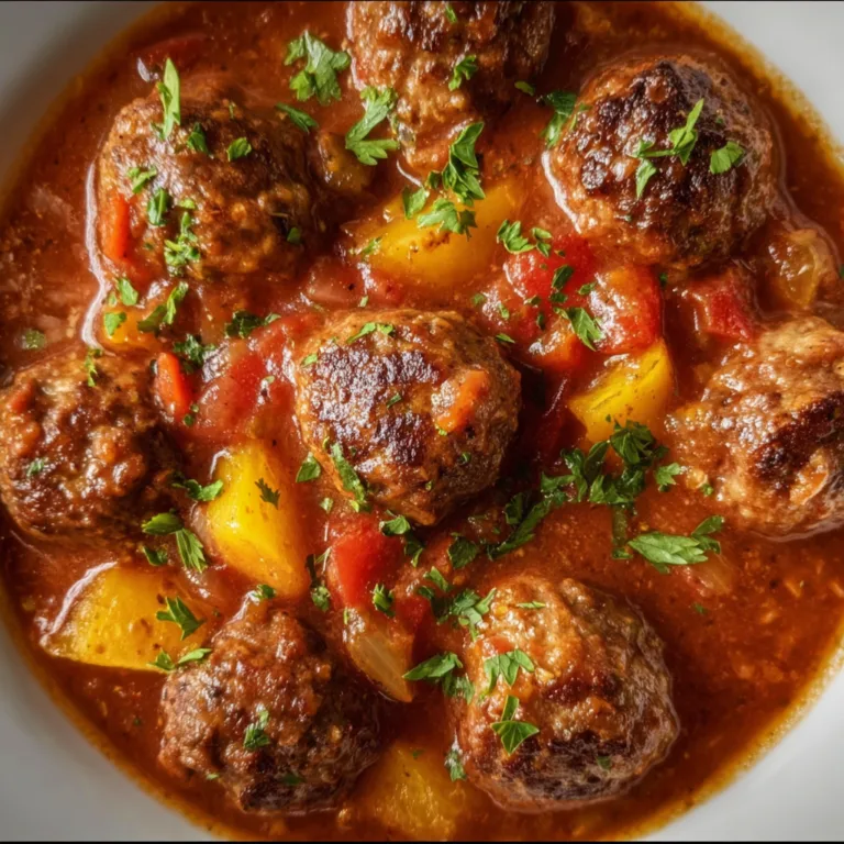 Hearty Cajun Meatball Stew Recipe | Spicy & Flavorful Comfort Food