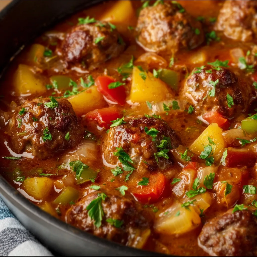 Hearty Cajun Meatball Stew Recipe | Spicy &amp; Flavorful Comfort Food