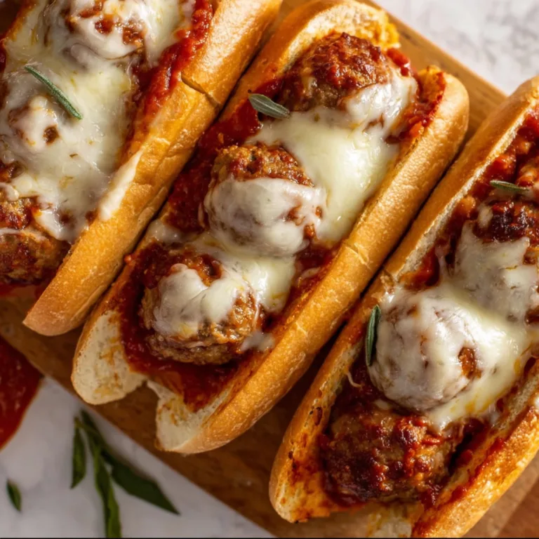 Delicious Cheesy Meatball Subs Recipe | Easy & Flavorful Subs
