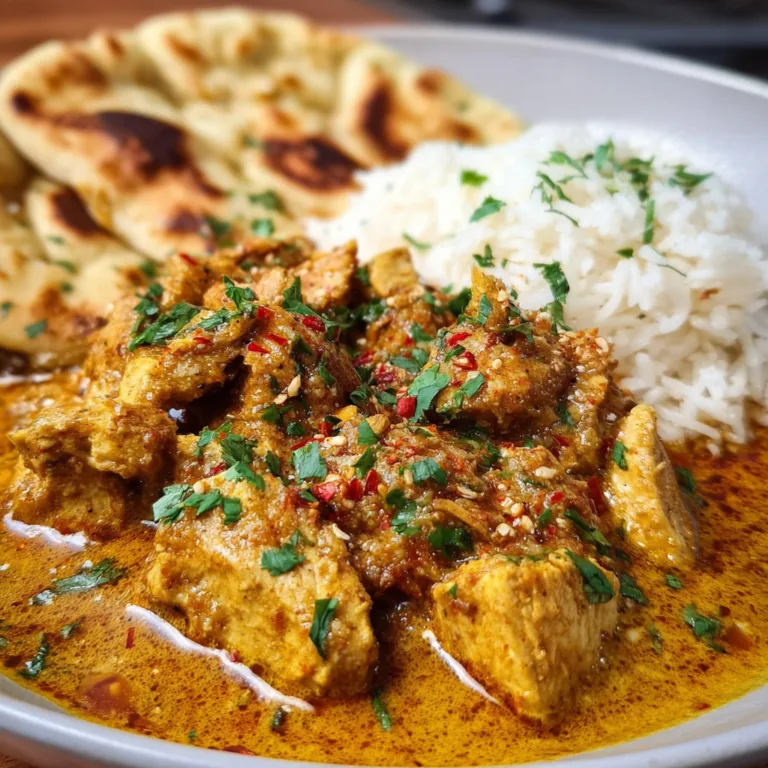 Delicious Chicken Korma Recipe with Flatbread or Rice | Easy &amp; Authentic