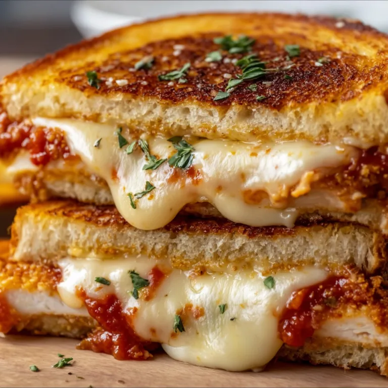 Delicious Chicken Parmesan Grilled Cheese Recipe | Easy & Crispy Meal