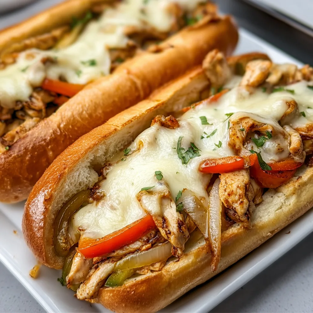 Delicious Chicken Philly Cheese Steaks Recipe | Easy &amp; Flavorful Sandwiches