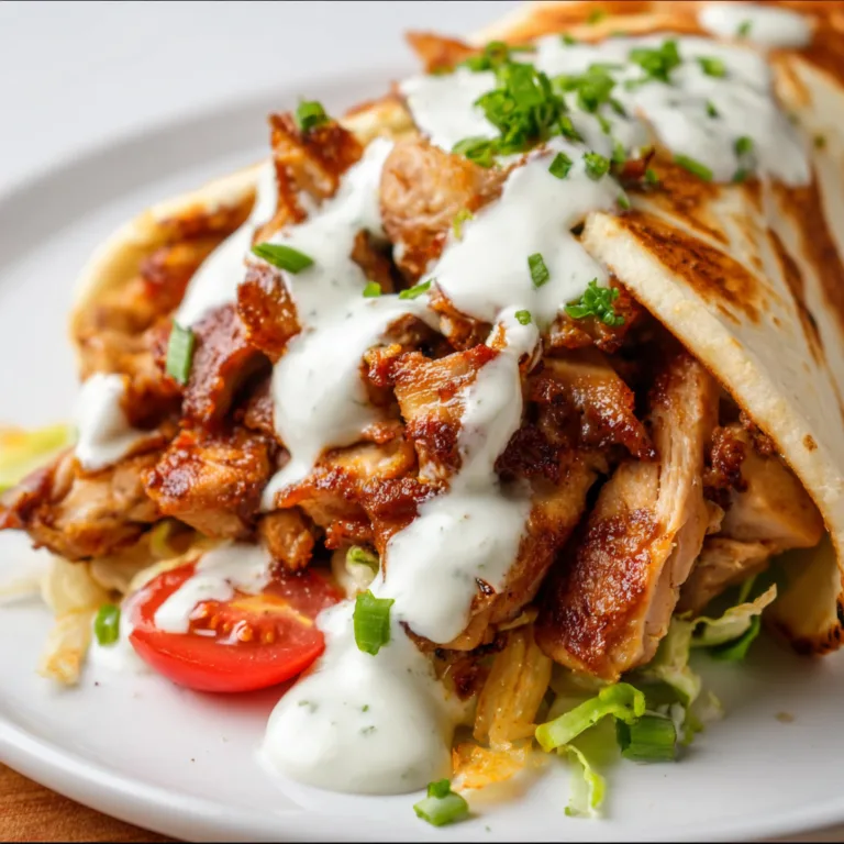 Delicious Chicken Shawarma with Garlic Sauce Recipe | Authentic Middle Eastern Flavor