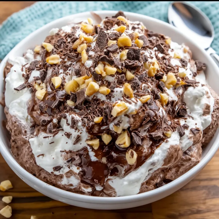 Delicious Chocolate Fluff Salad Recipe – Easy & Creamy Dessert