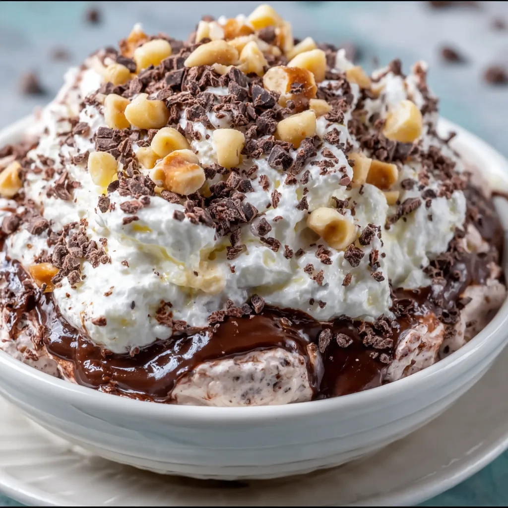 Delicious Chocolate Fluff Salad Recipe – Easy &amp; Creamy Dessert