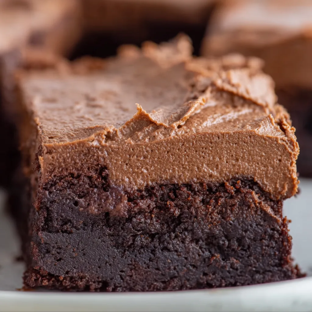 Decadent Chocolate Mousse Brownies Recipe | Rich &amp; Fluffy Dessert Delight