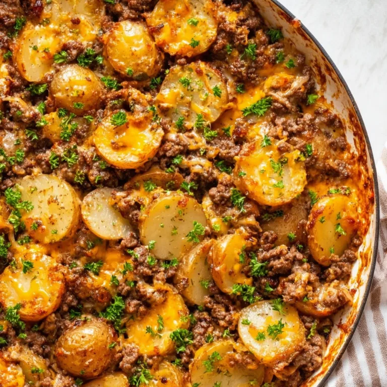 Classic Ground Beef and Potatoes Skillet Recipe | Easy One-Pan Meal