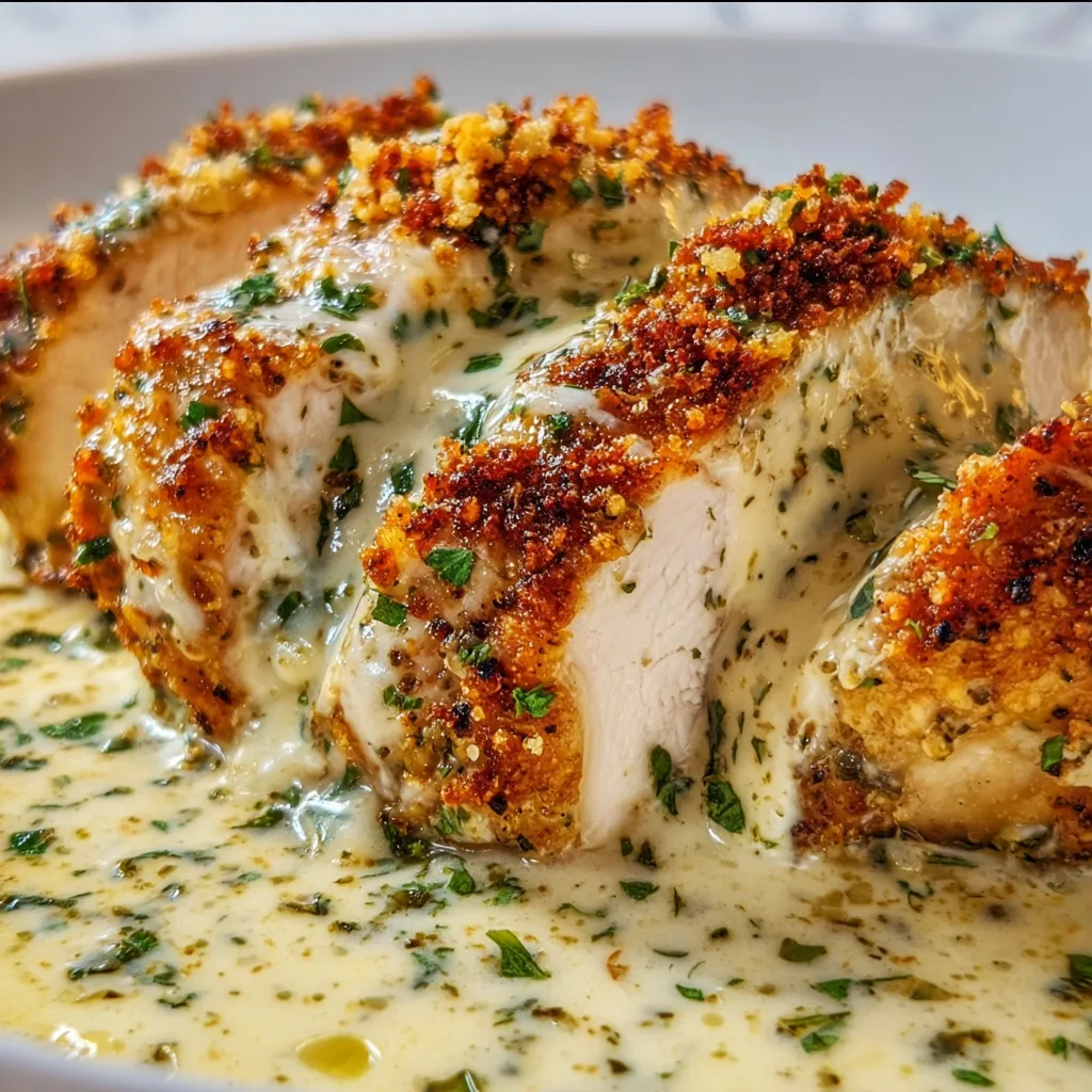Creamy Parmesan Baked Caesar Chicken Recipe – Easy &amp; Delicious Dinner Idea