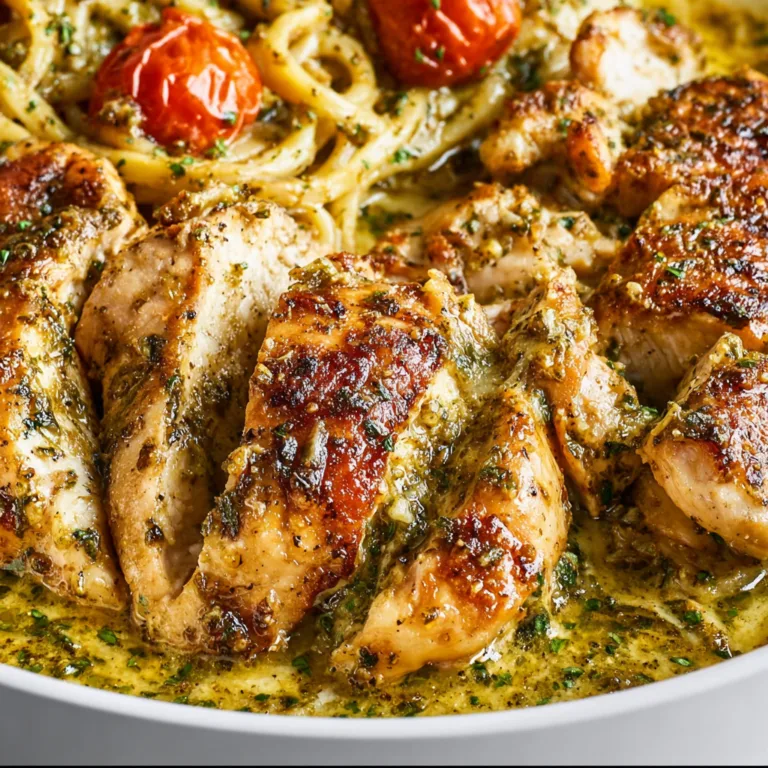 Creamy Pesto Chicken Recipe | Easy &amp; Delicious Dinner Idea