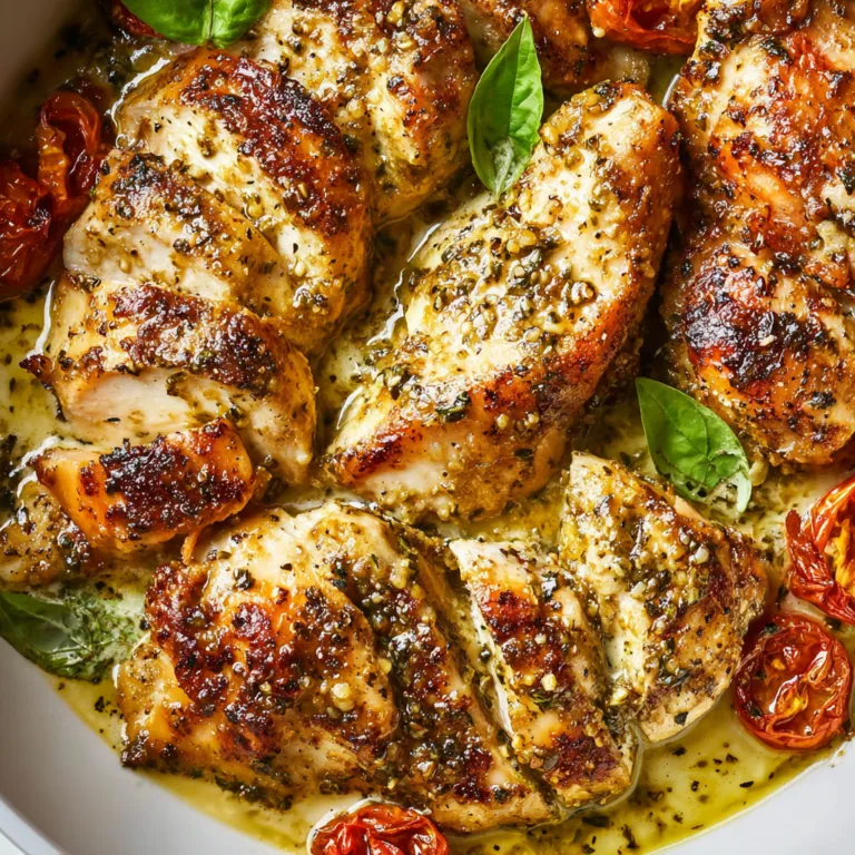 Creamy Pesto Chicken Recipe | Easy & Delicious Dinner Idea