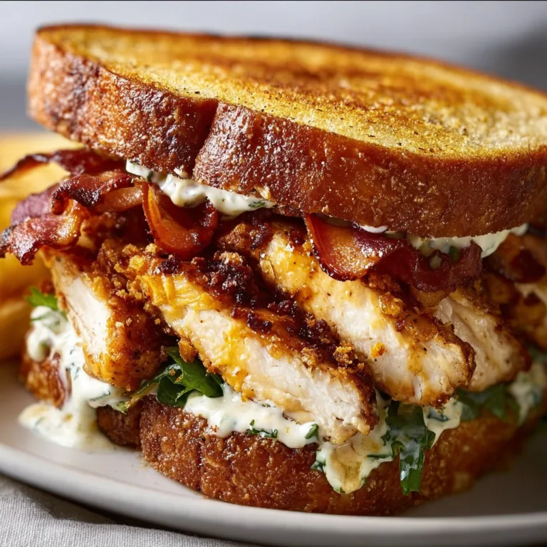 Crispy Bacon & Ranch Chicken Melt Recipe | Easy & Delicious Sandwich!