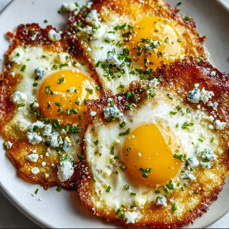 Crispy Feta Fried Eggs Recipe | Easy & Delicious Breakfast Idea