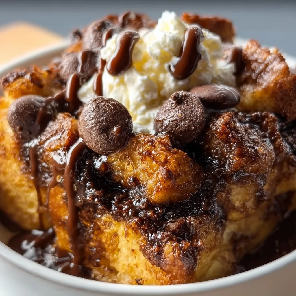 Decadent Dark Chocolate Bread Pudding Recipe | Easy &amp; Irresistible Dessert