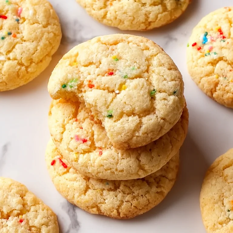 Easy 3-Ingredient Cake Mix Cookies Recipe – Quick & Delicious Dessert