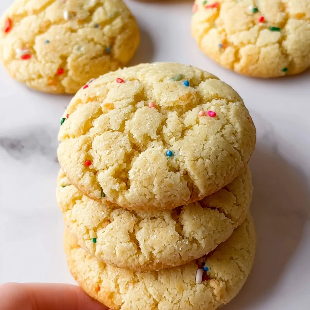 Easy 3-Ingredient Cake Mix Cookies Recipe – Quick &amp; Delicious Dessert