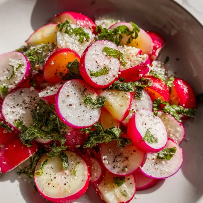 Gordon Ramsay-Inspired Radish Salad Recipe | Fresh & Flavorful Starter